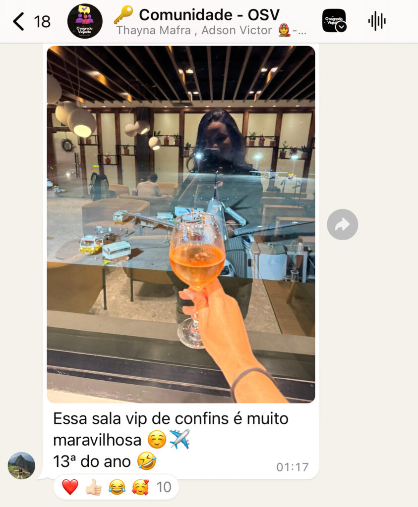 Aluno viajando