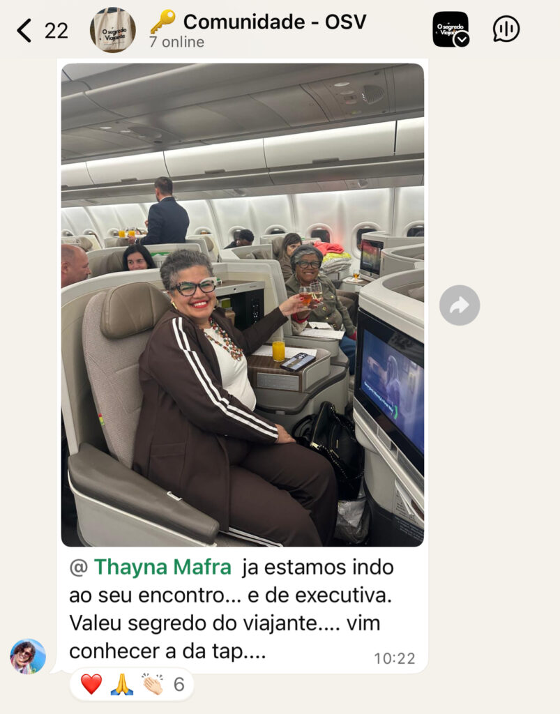Aluno viajando