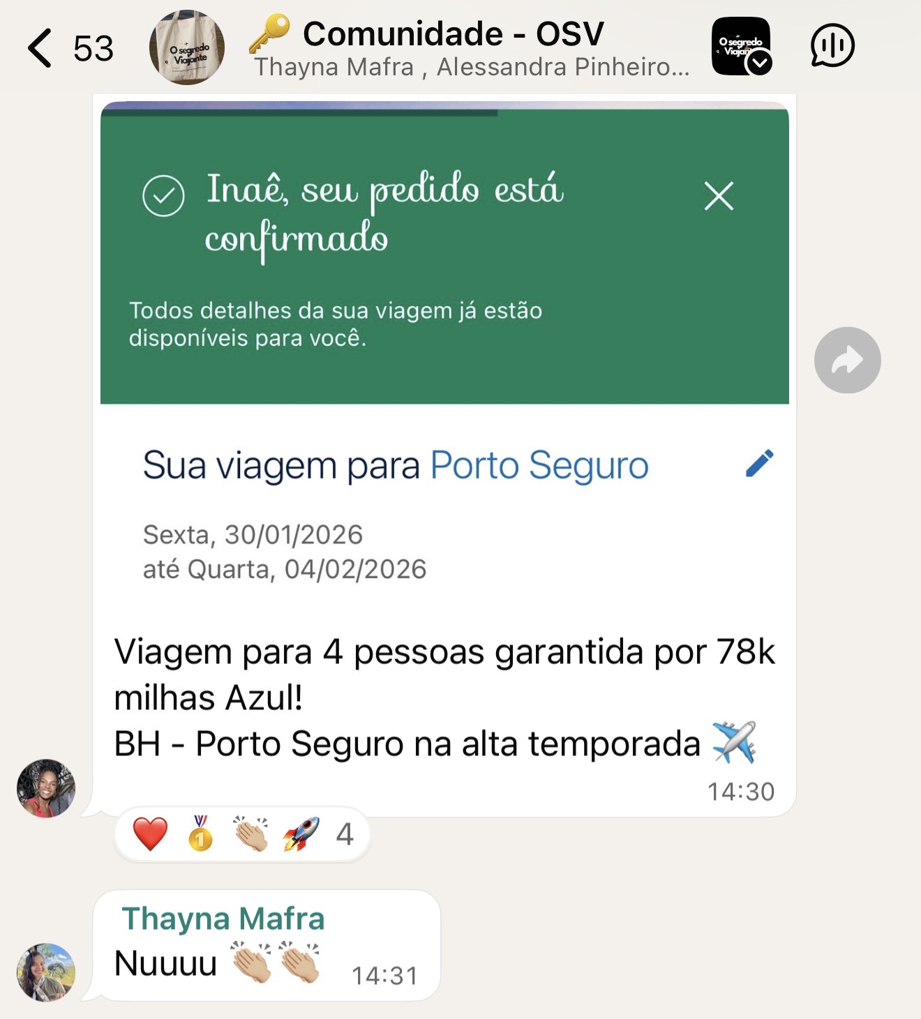 Aluno viajando